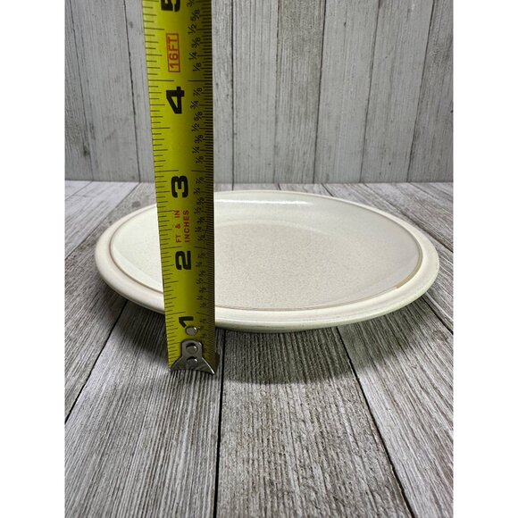 Vtg Denby Energy Salad Plate White Cream Stoneware England 7.25"DIA Retired K - Picture 5 of 6